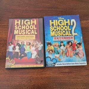 High School Musical 1 and 2 Disney DCOM DVD Lot